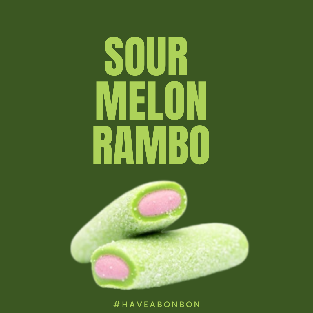 Sour Melon Rambo Swedish Candy | Bon Bon's Candy House